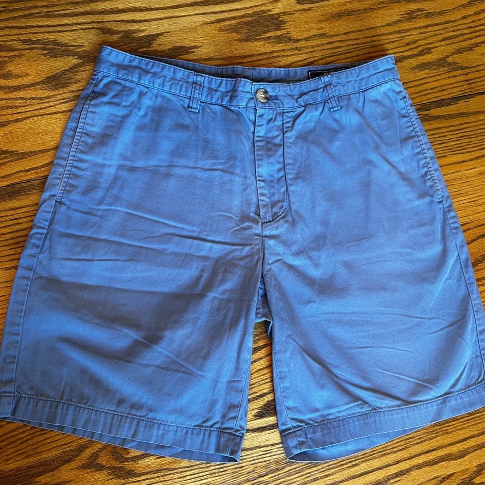 Vineyard Vines Mens Club Short Blue Cotton Chino Shorts Size 33 - 8 Inch Inseam